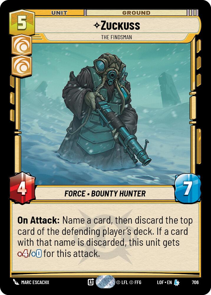 Zuckuss - The Findsman (706) (Foil) (706) [Legends of the Force] | Shuffle n Cut Hobbies & Games