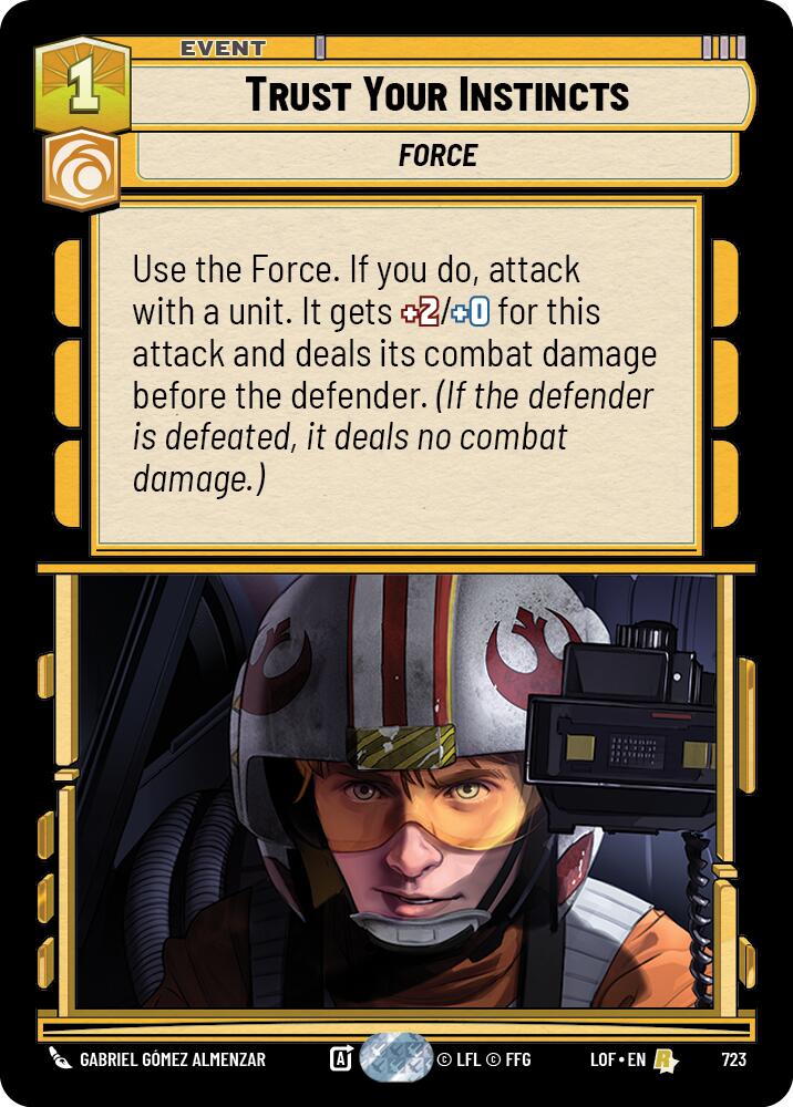 Trust Your Instincts (723) (Foil) (723) [Legends of the Force] | Shuffle n Cut Hobbies & Games