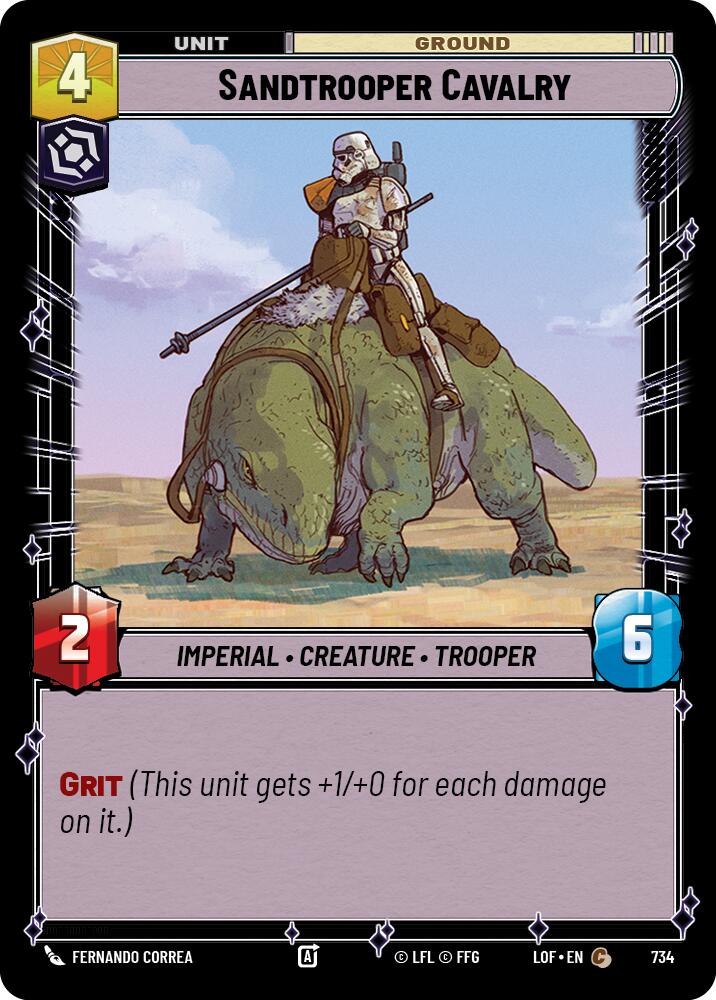 Sandtrooper Cavalry (734) (Foil) (734) [Legends of the Force] | Shuffle n Cut Hobbies & Games