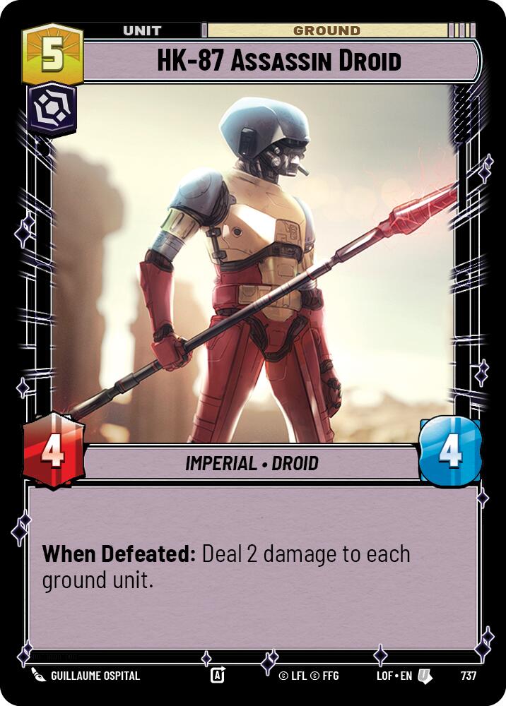 HK-87 Assassin Droid (737) (Foil) (737) [Legends of the Force] | Shuffle n Cut Hobbies & Games