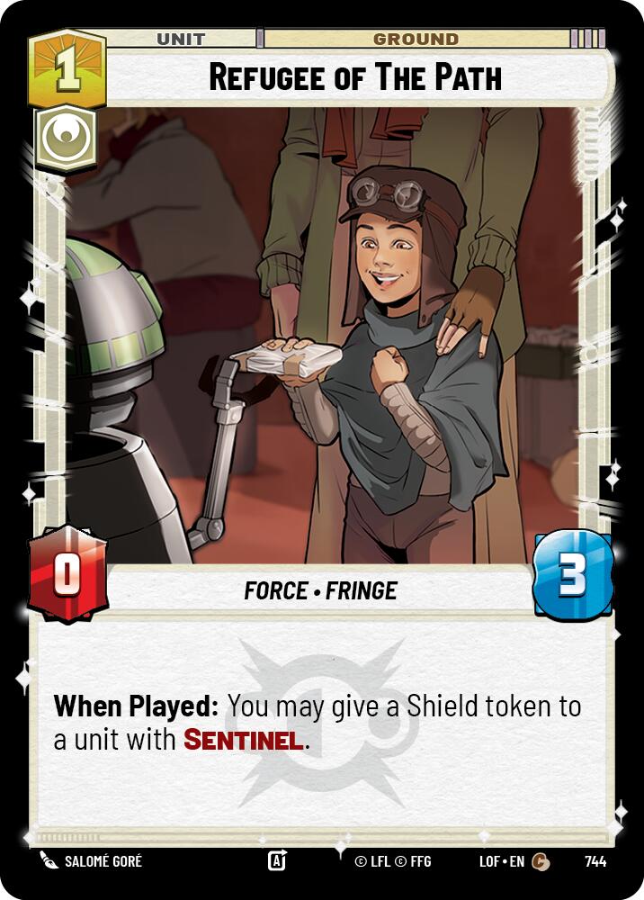 Refugee of The Path (744) (Foil) (744) [Legends of the Force] | Shuffle n Cut Hobbies & Games