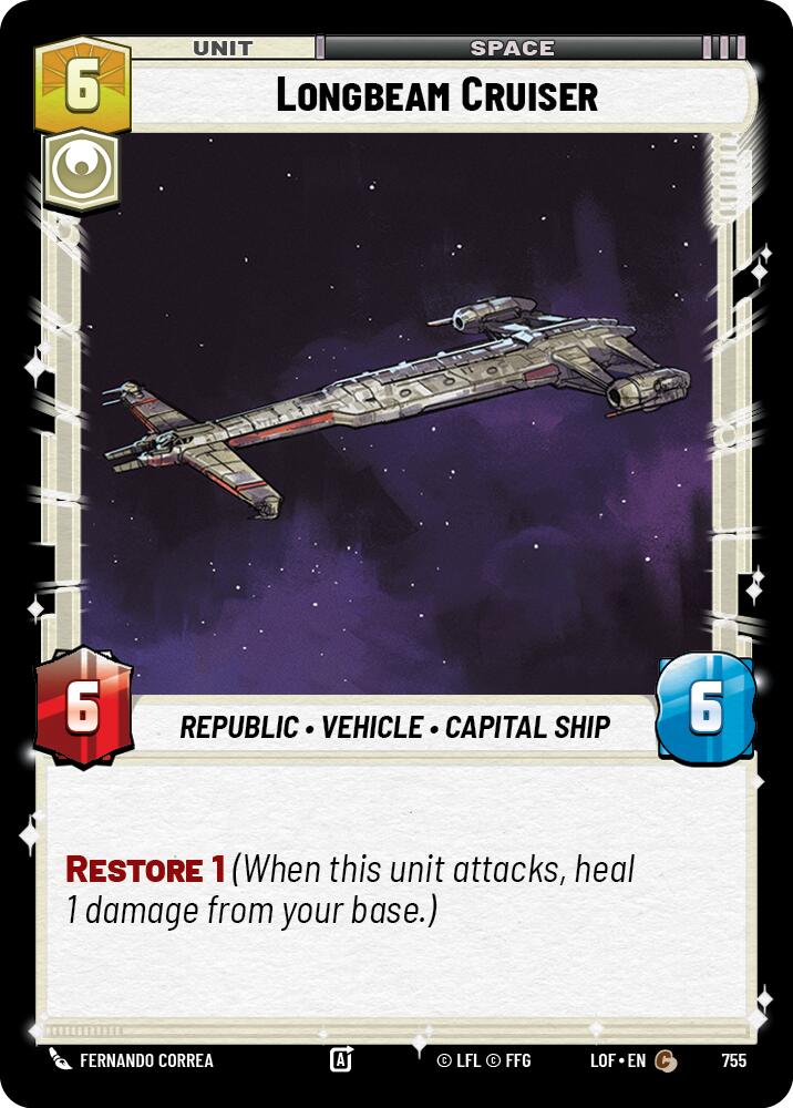 Longbeam Cruiser (755) (Foil) (755) [Legends of the Force] | Shuffle n Cut Hobbies & Games