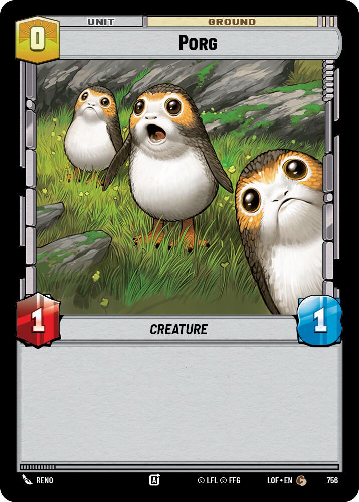 Porg (756) (Foil) (756) [Legends of the Force] | Shuffle n Cut Hobbies & Games
