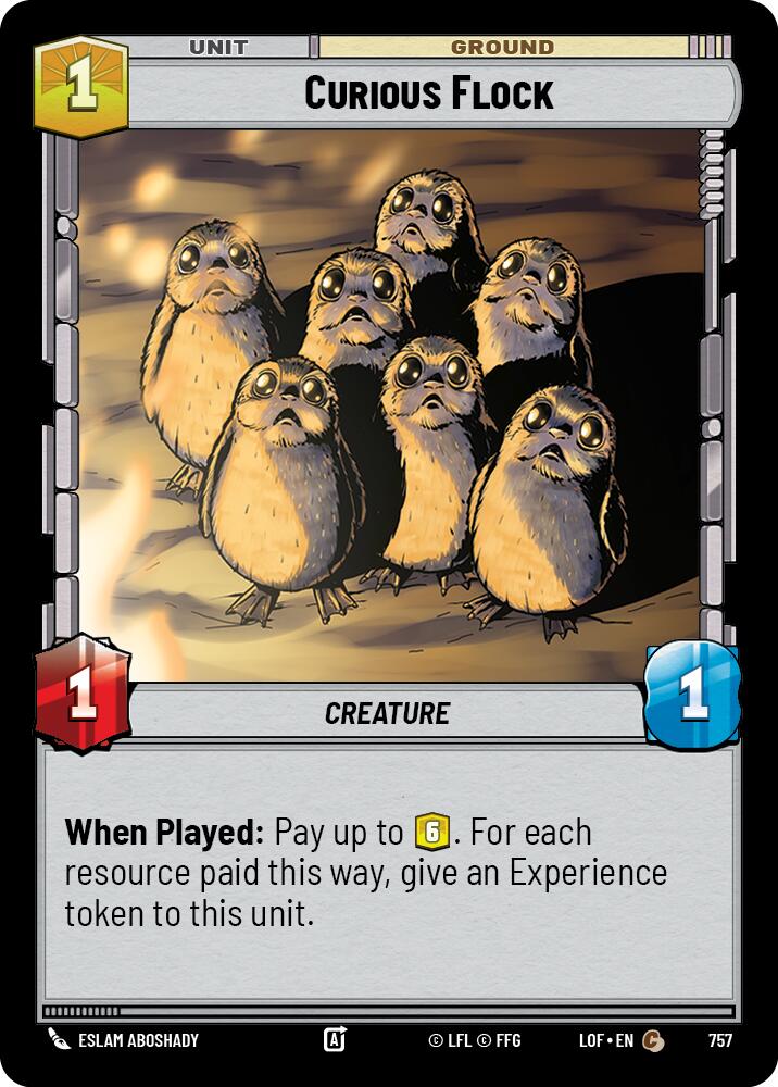 Curious Flock (757) (Foil) (757) [Legends of the Force] | Shuffle n Cut Hobbies & Games