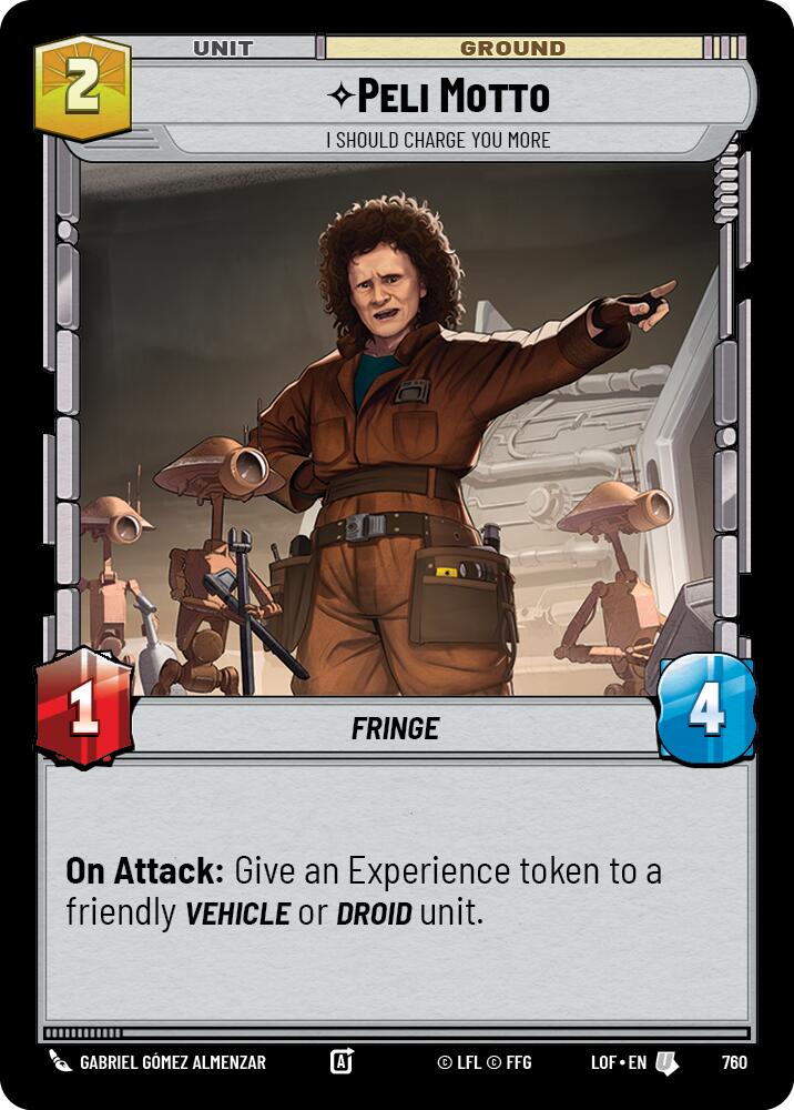 Peli Motto - I Should Charge You More (760) (Foil) (760) [Legends of the Force] | Shuffle n Cut Hobbies & Games