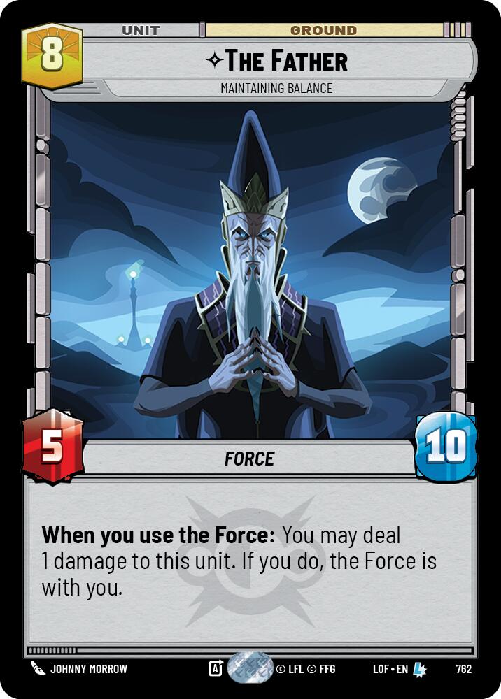 The Father - Maintaining Balance (762) (Foil) (762) [Legends of the Force] | Shuffle n Cut Hobbies & Games