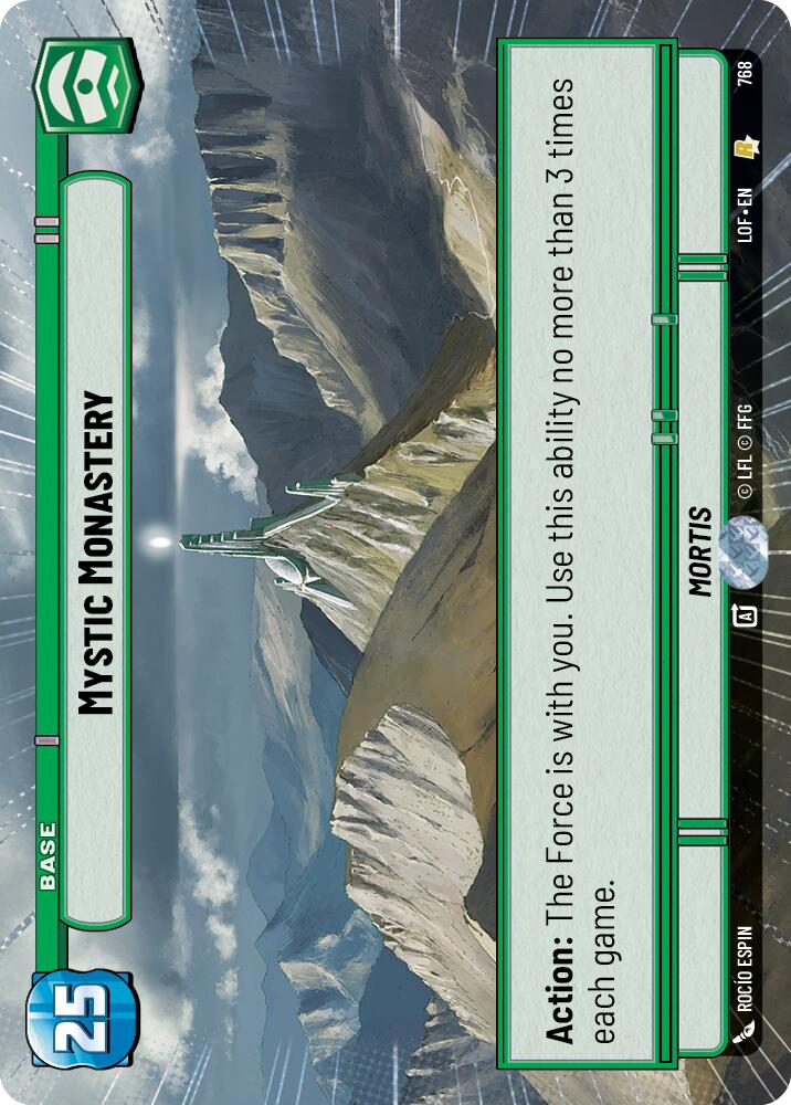 Mystic Monastery (768) (Hyperspace Foil) (768) [Legends of the Force] | Shuffle n Cut Hobbies & Games