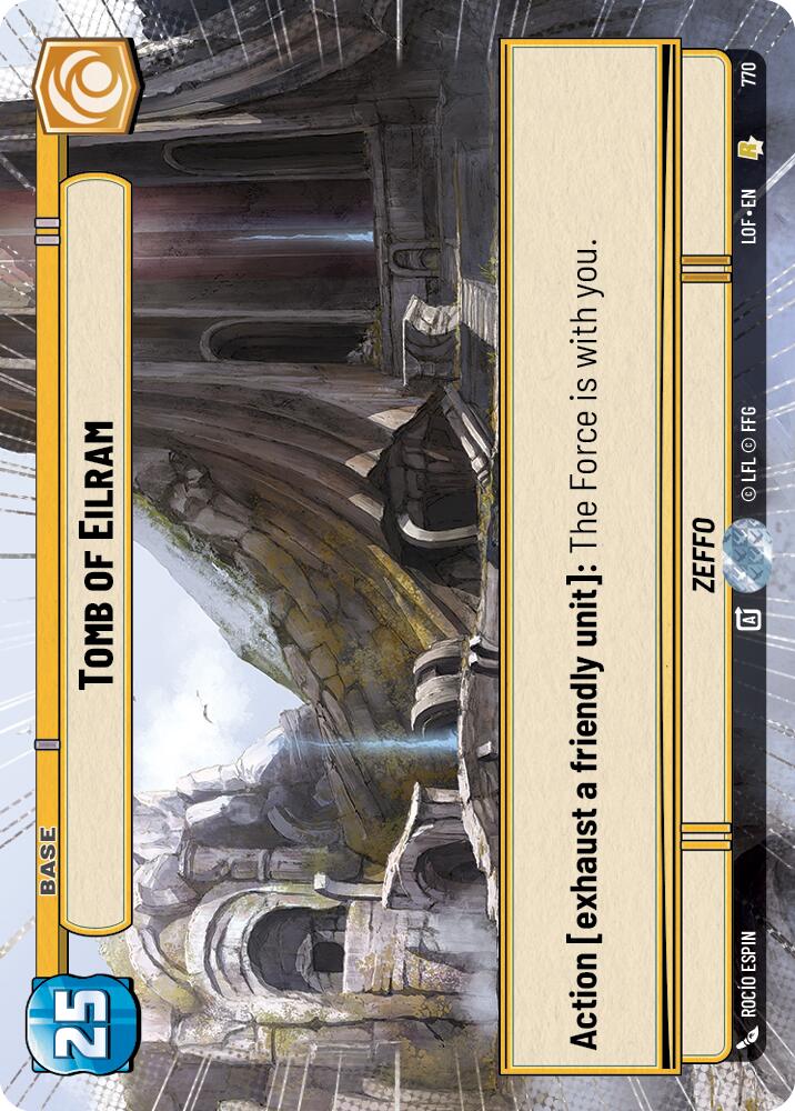Tomb of Eilram (770) (Hyperspace Foil) (770) [Legends of the Force] | Shuffle n Cut Hobbies & Games