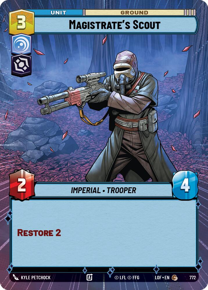 Magistrate's Scout (772) (Hyperspace Foil) (772) [Legends of the Force] | Shuffle n Cut Hobbies & Games