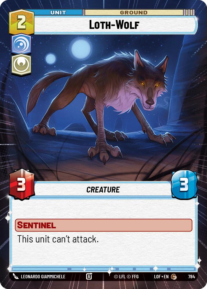 Loth-Wolf (784) (Hyperspace Foil) (784) [Legends of the Force] | Shuffle n Cut Hobbies & Games
