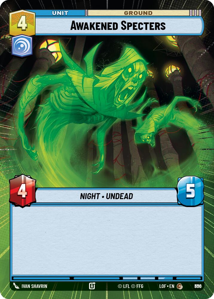 Awakened Specters (806) (Hyperspace Foil) (806) [Legends of the Force] | Shuffle n Cut Hobbies & Games