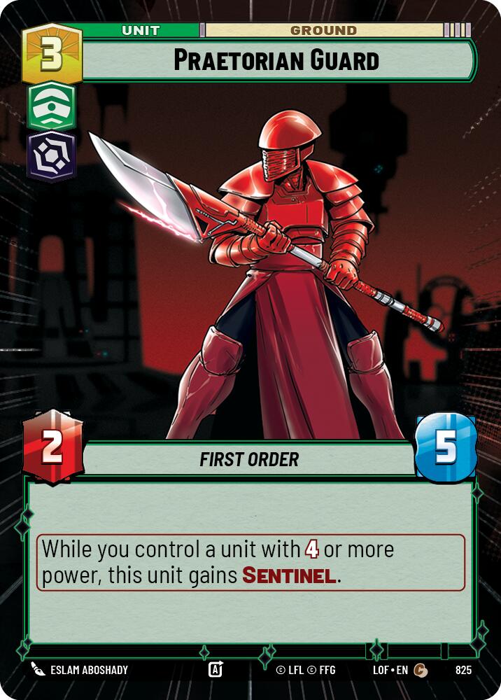 Praetorian Guard (825) (Hyperspace Foil) (825) [Legends of the Force] | Shuffle n Cut Hobbies & Games