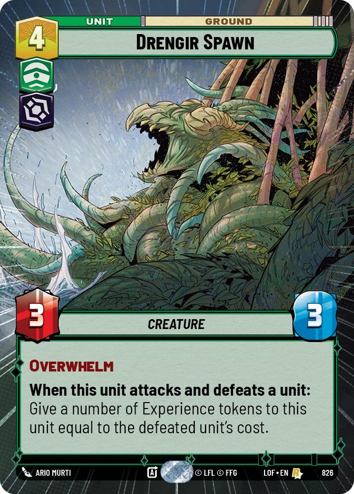 Drengir Spawn (826) (Hyperspace Foil) (826) [Legends of the Force] | Shuffle n Cut Hobbies & Games