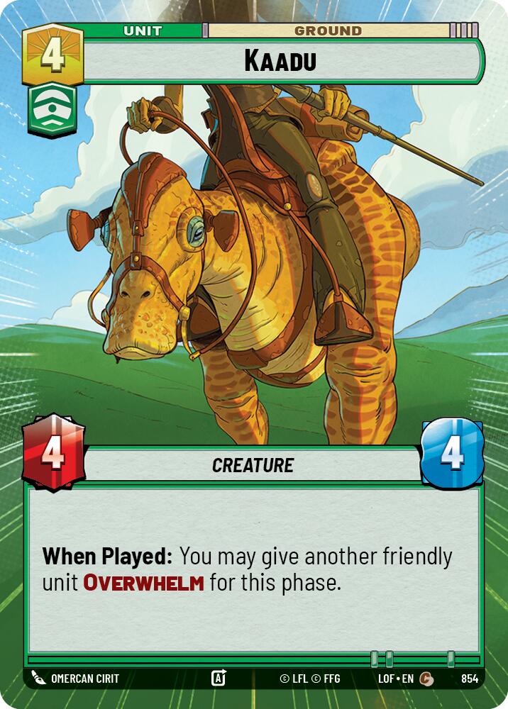 Kaadu (854) (Hyperspace Foil) (854) [Legends of the Force] | Shuffle n Cut Hobbies & Games