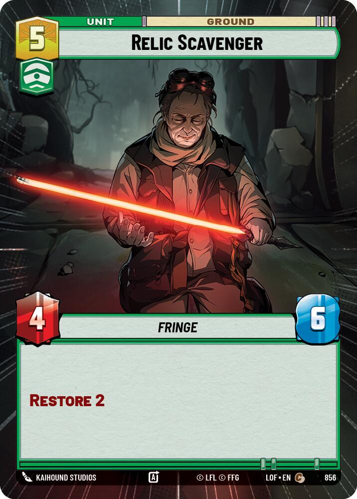 Relic Scavenger (856) (Hyperspace Foil) (856) [Legends of the Force] | Shuffle n Cut Hobbies & Games