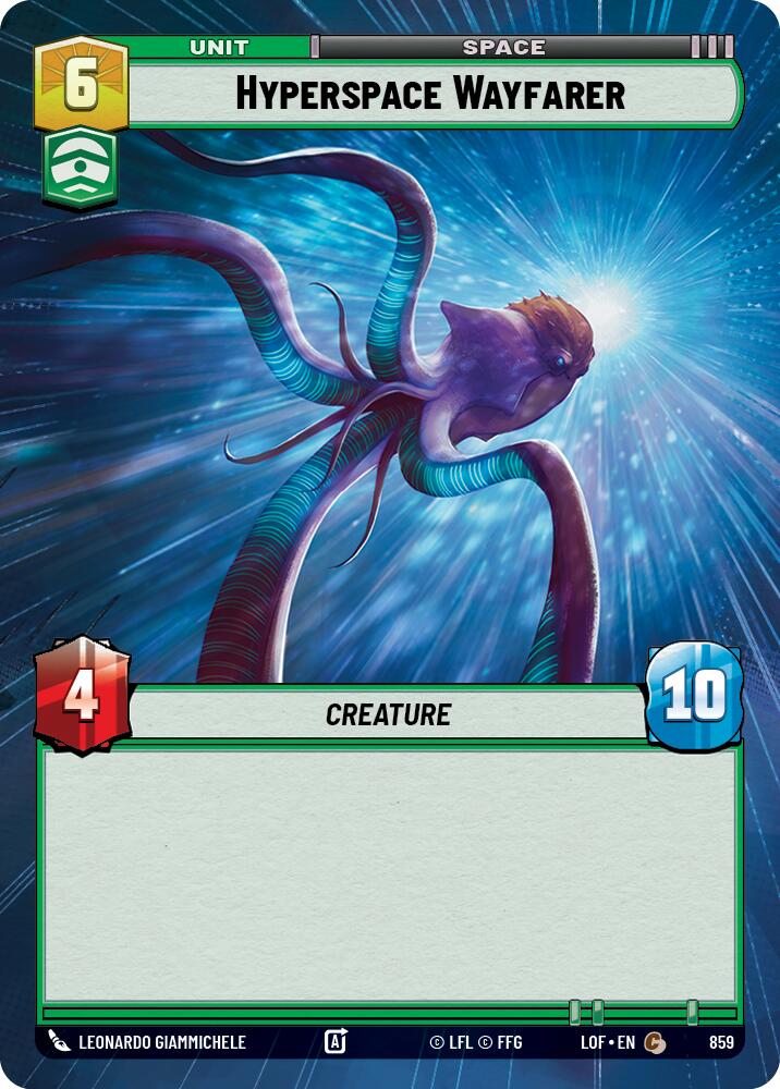 Hyperspace Wayfarer (859) (Hyperspace Foil) (859) [Legends of the Force] | Shuffle n Cut Hobbies & Games
