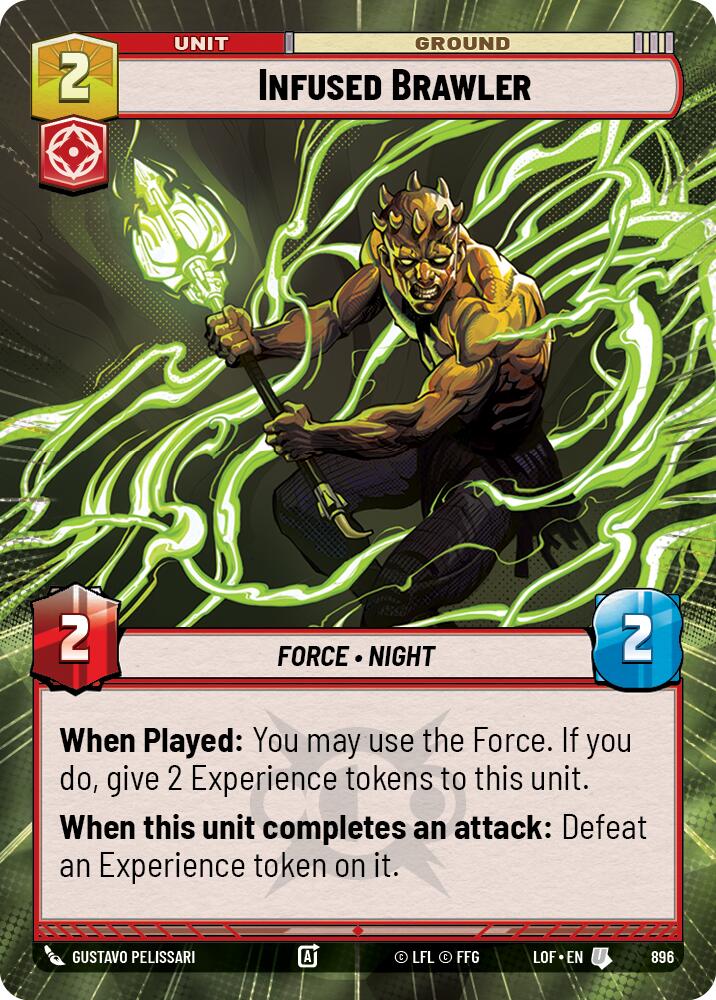 Infused Brawler (896) (Hyperspace Foil) (896) [Legends of the Force] | Shuffle n Cut Hobbies & Games
