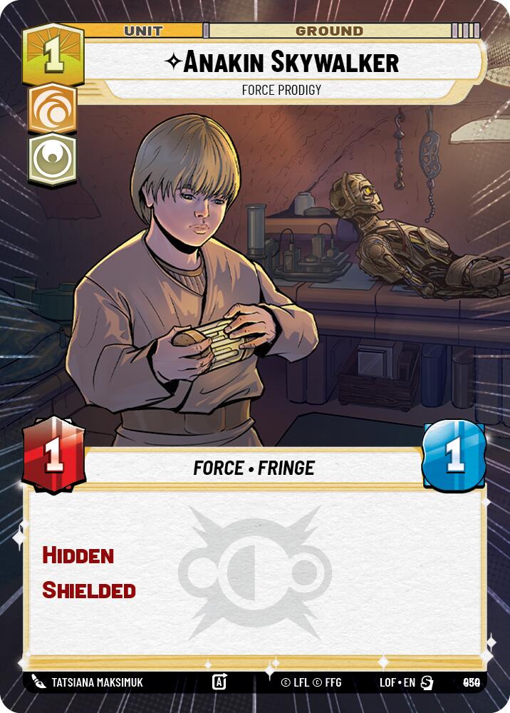 Anakin Skywalker - Force Prodigy (930) (Hyperspace Foil) (930) [Legends of the Force] | Shuffle n Cut Hobbies & Games