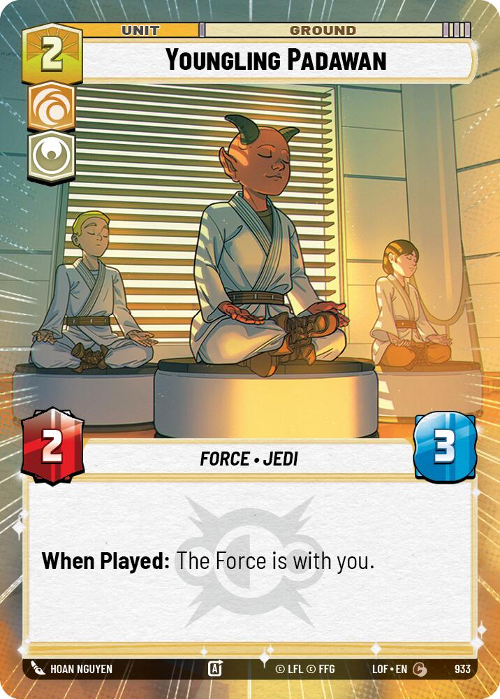 Youngling Padawan (933) (Hyperspace Foil) (933) [Legends of the Force] | Shuffle n Cut Hobbies & Games