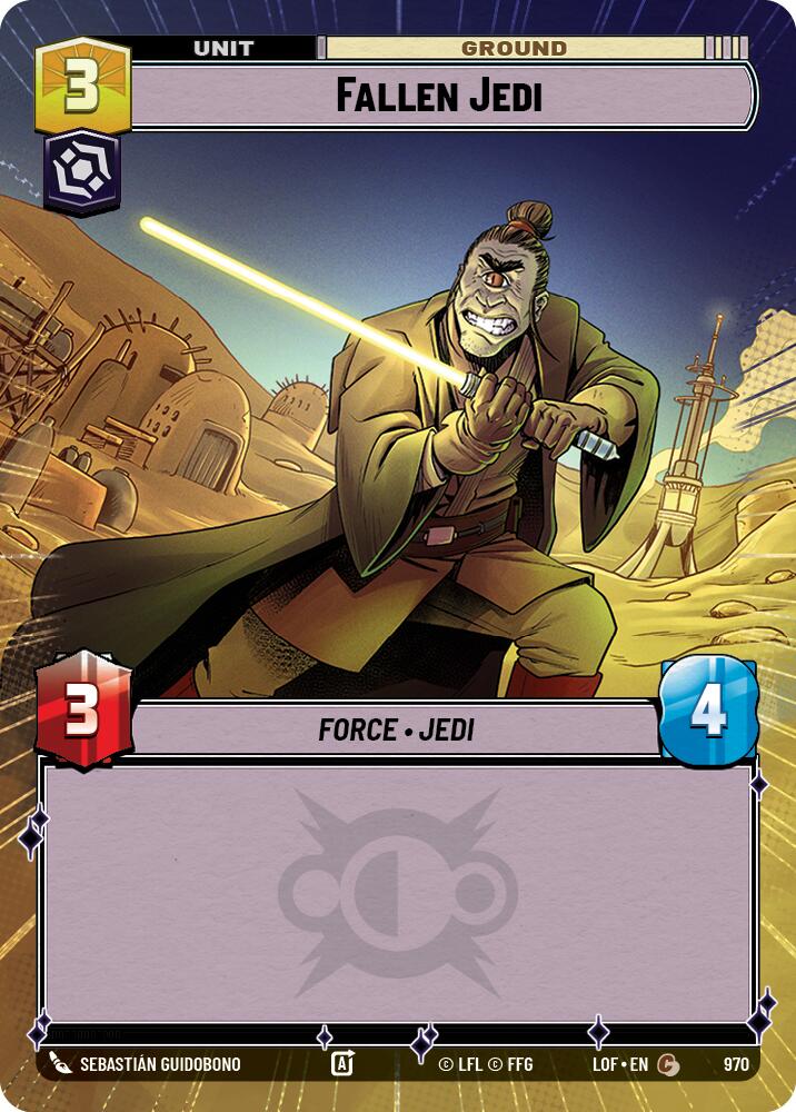 Fallen Jedi (970) (Hyperspace Foil) (970) [Legends of the Force] | Shuffle n Cut Hobbies & Games