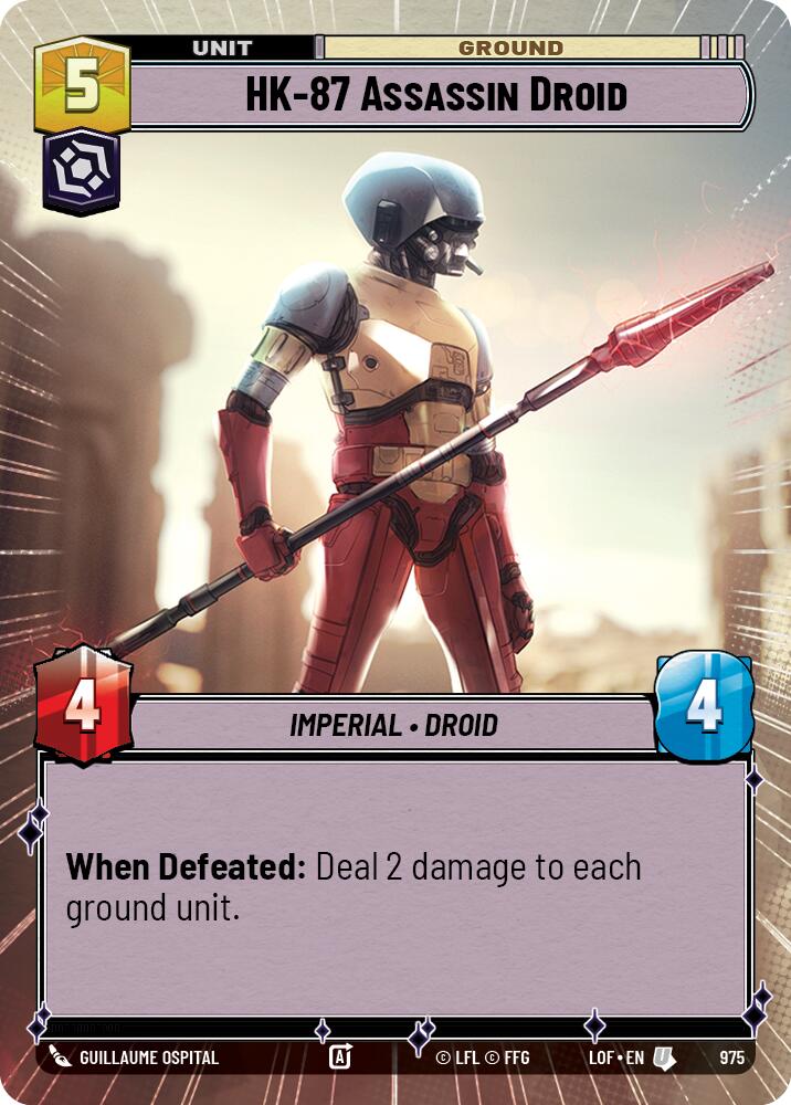 HK-87 Assassin Droid (975) (Hyperspace Foil) (975) [Legends of the Force] | Shuffle n Cut Hobbies & Games