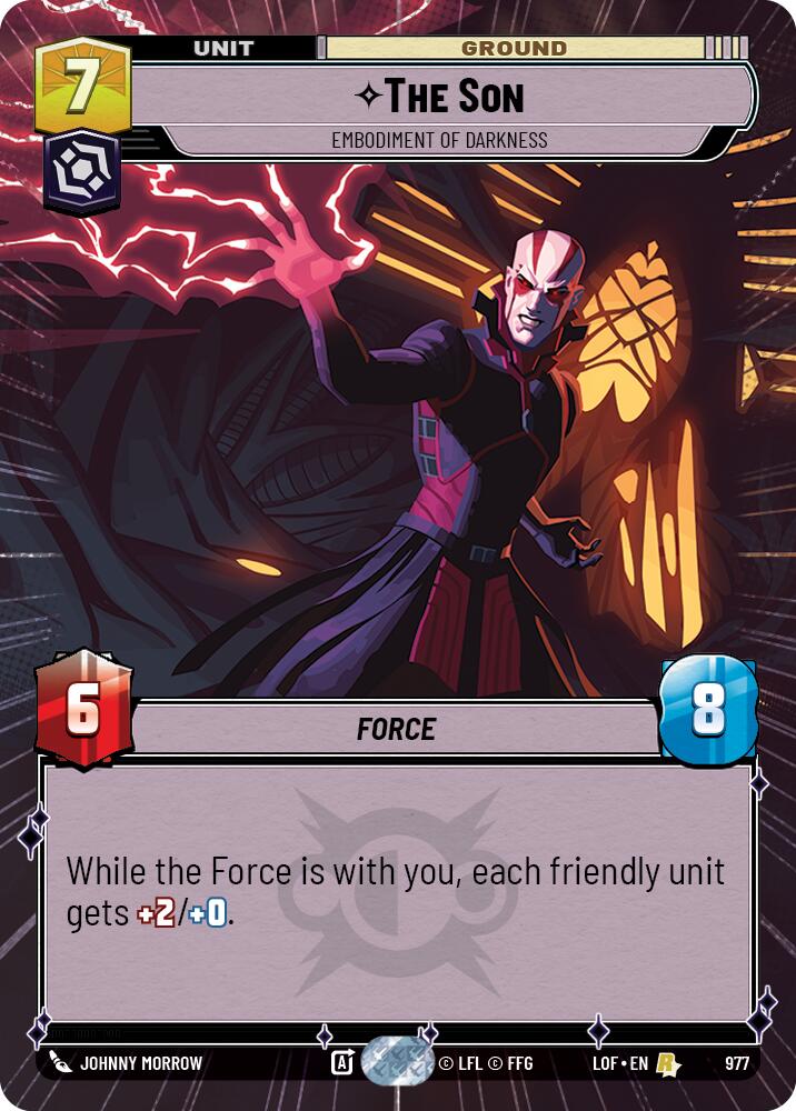 The Son - Embodiment of Darkness (977) (Hyperspace Foil) (977) [Legends of the Force] | Shuffle n Cut Hobbies & Games