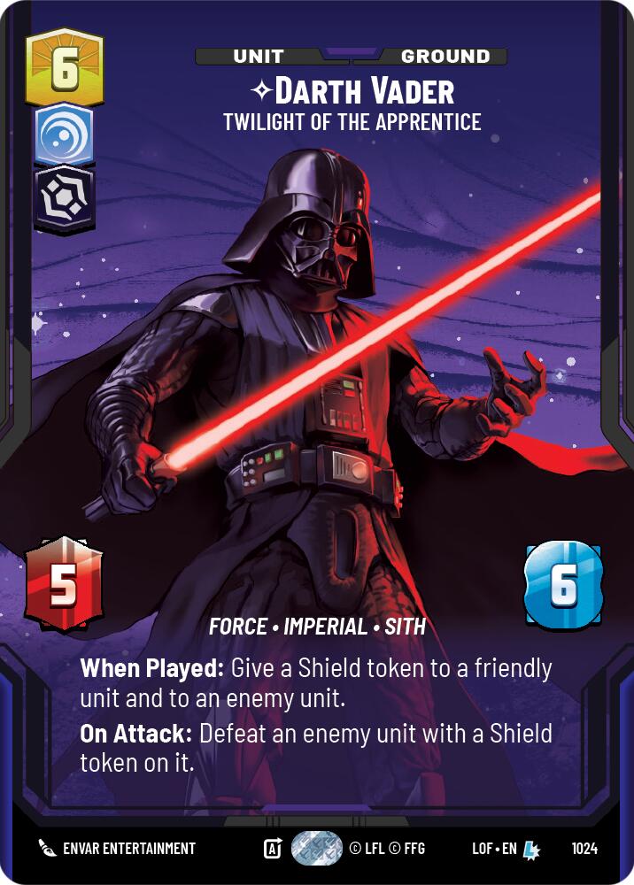 Darth Vader - Twilight of the Apprentice (1024) (Prestige) (1024) [Legends of the Force] | Shuffle n Cut Hobbies & Games