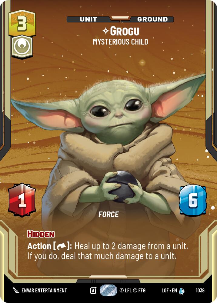 Grogu - Mysterious Child (1039) (Prestige) (1039) [Legends of the Force] | Shuffle n Cut Hobbies & Games
