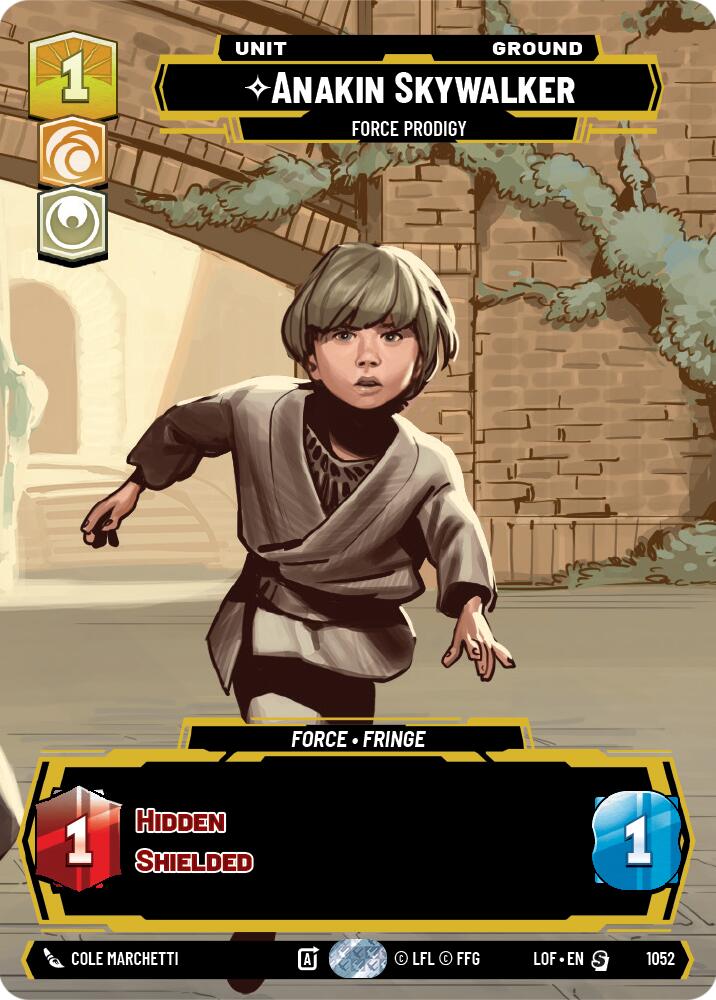 Anakin Skywalker - Force Prodigy (1052) (Prestige) (1052) [Legends of the Force] | Shuffle n Cut Hobbies & Games