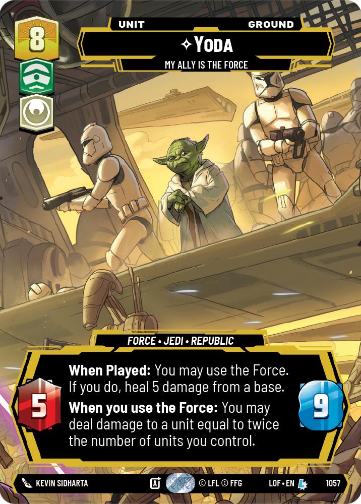 Yoda - My Ally is the Force (1057) (Prestige) (1057) [Legends of the Force] | Shuffle n Cut Hobbies & Games