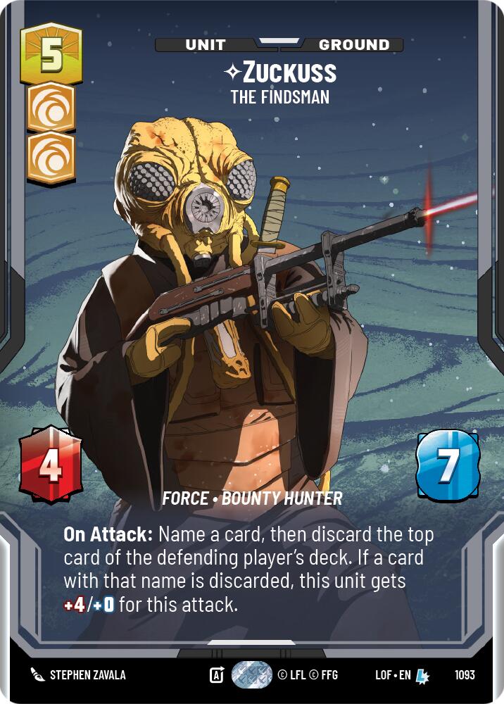 Zuckuss - The Findsman (1093) (Prestige Foil) (1093) [Legends of the Force] | Shuffle n Cut Hobbies & Games