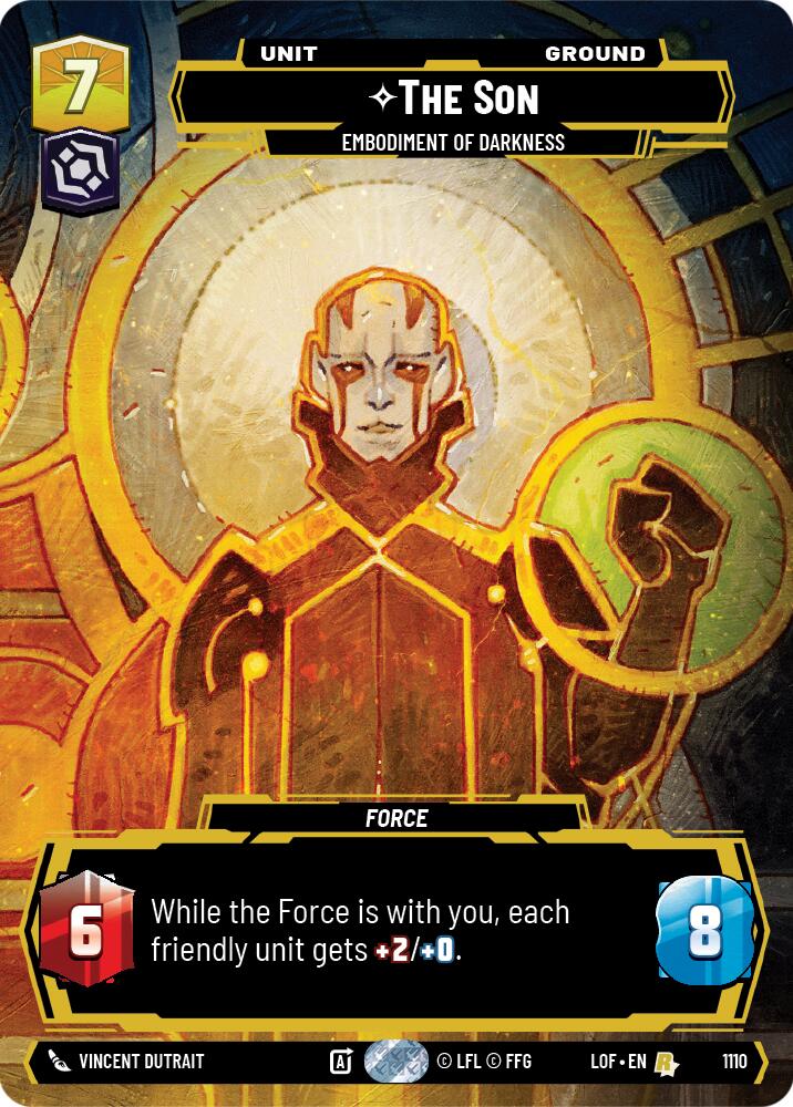 The Son - Embodiment of Darkness (1110) (Prestige Foil) (1110) [Legends of the Force] | Shuffle n Cut Hobbies & Games