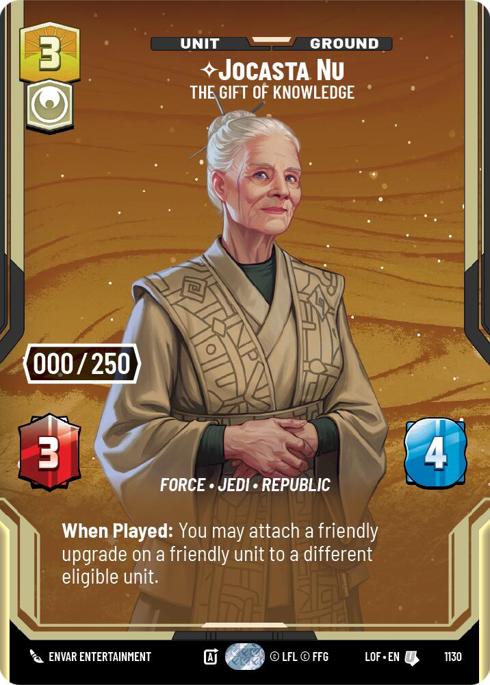 Jocasta Nu - The Gift of Knowledge (1130) (Serialized) (1130) [Legends of the Force] | Shuffle n Cut Hobbies & Games