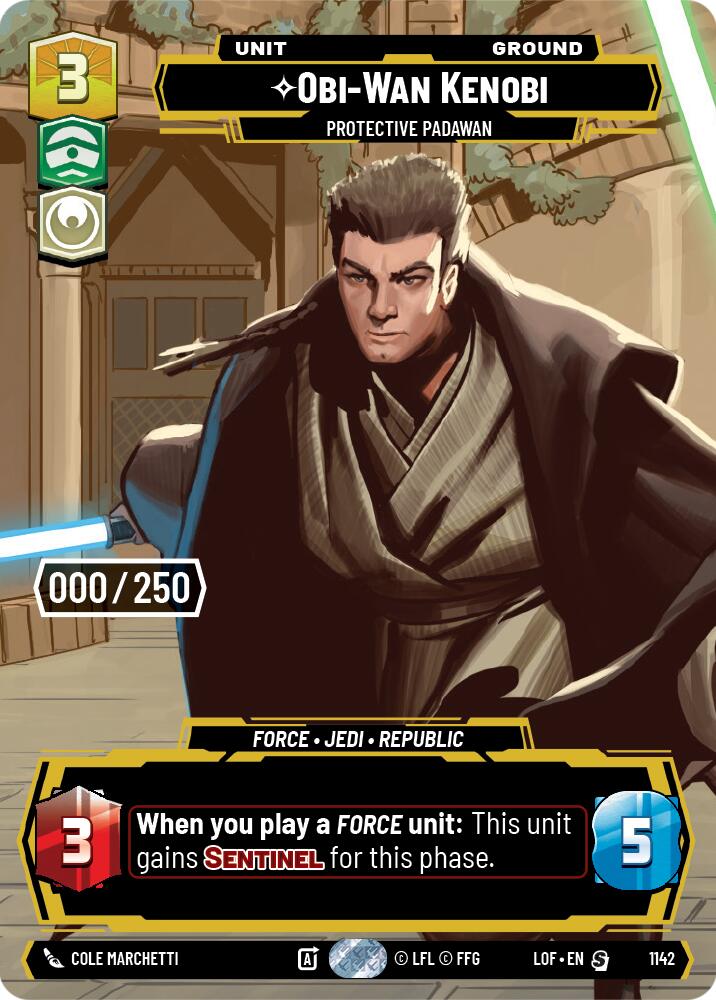 Obi-Wan Kenobi - Protective Padawan (1142) (Serialized) (1142) [Legends of the Force] | Shuffle n Cut Hobbies & Games