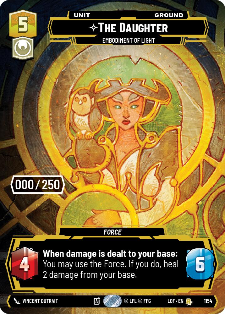 The Daughter - Embodiment of Light (1154) (Serialized) (1154) [Legends of the Force] | Shuffle n Cut Hobbies & Games