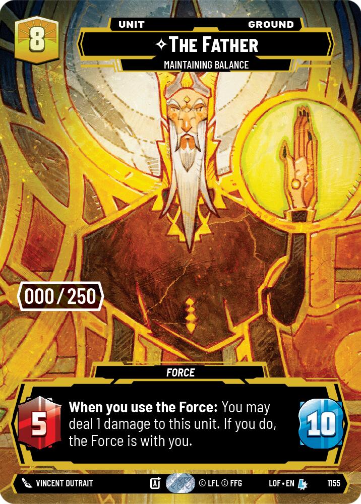 The Father - Maintaining Balance (1155) (Serialized) (1155) [Legends of the Force] | Shuffle n Cut Hobbies & Games