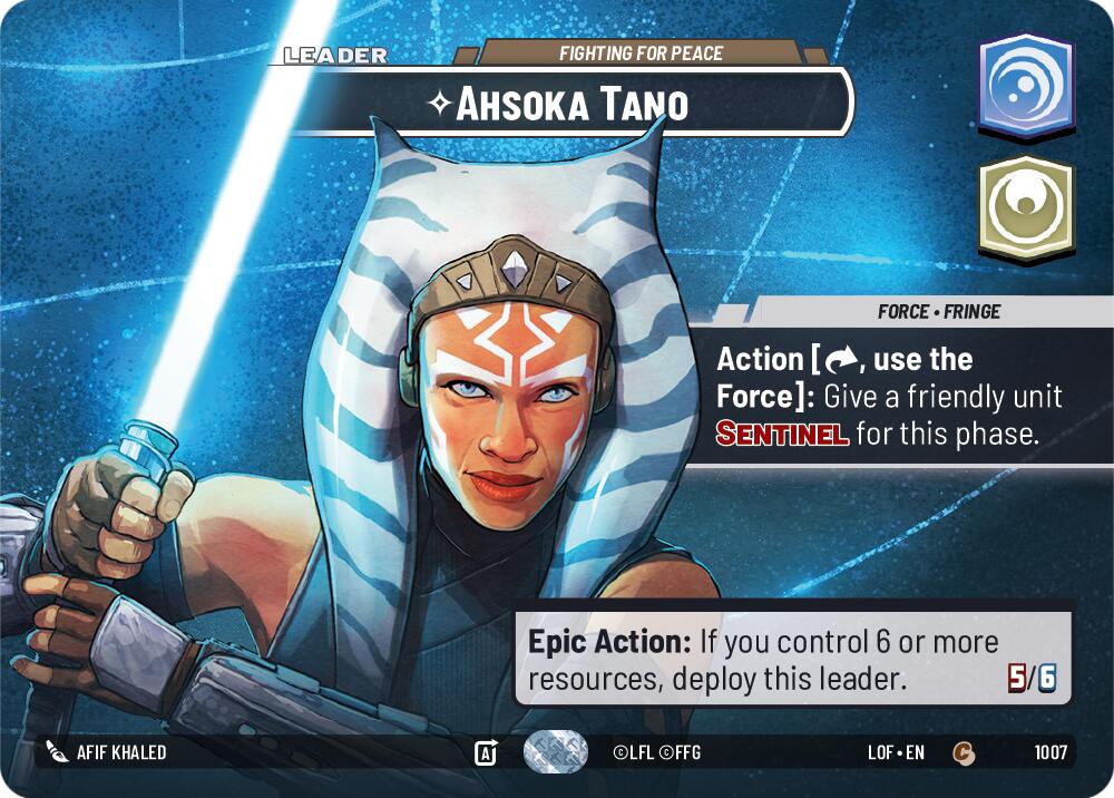 Ahsoka Tano - Fighting For Peace (1007) (Showcase) (1007) [Legends of the Force] | Shuffle n Cut Hobbies & Games