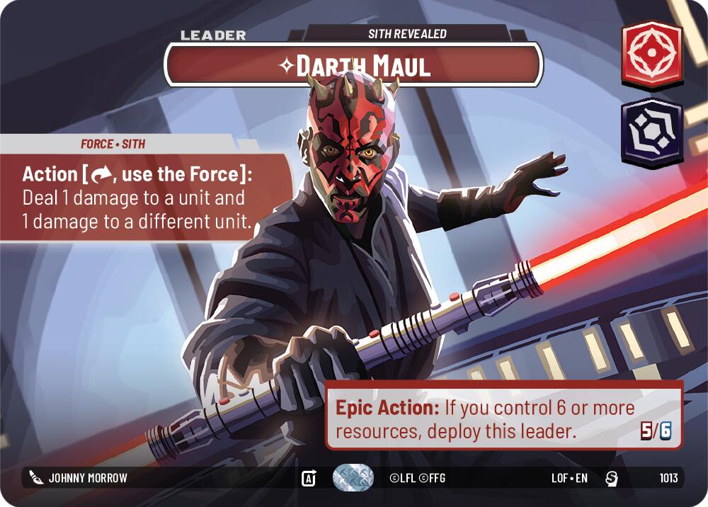 Darth Maul - Sith Revealed (1013) (Showcase) (1013) [Legends of the Force] | Shuffle n Cut Hobbies & Games
