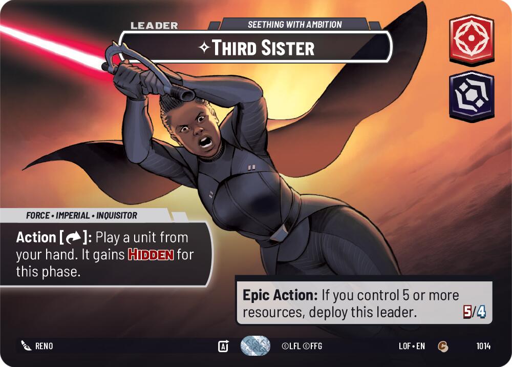 Third Sister - Seething With Ambition (1014) (Showcase) (1014) [Legends of the Force] | Shuffle n Cut Hobbies & Games
