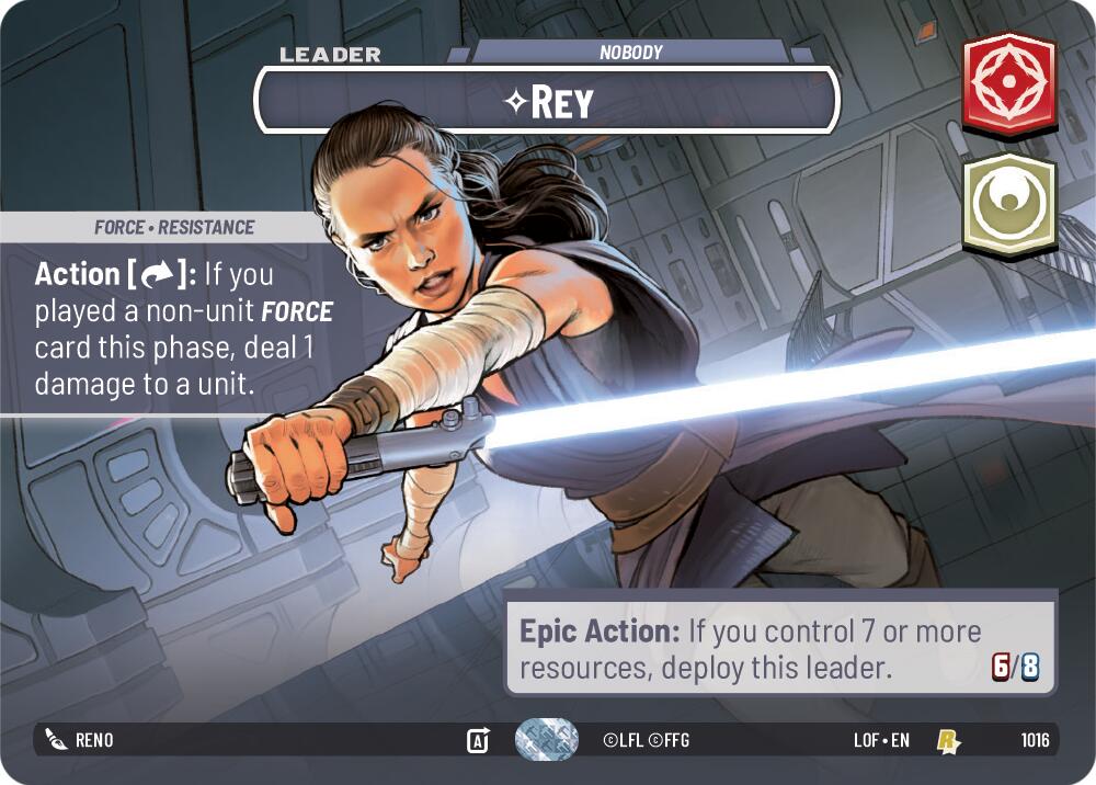 Rey - Nobody (1016) (Showcase) (1016) [Legends of the Force] | Shuffle n Cut Hobbies & Games