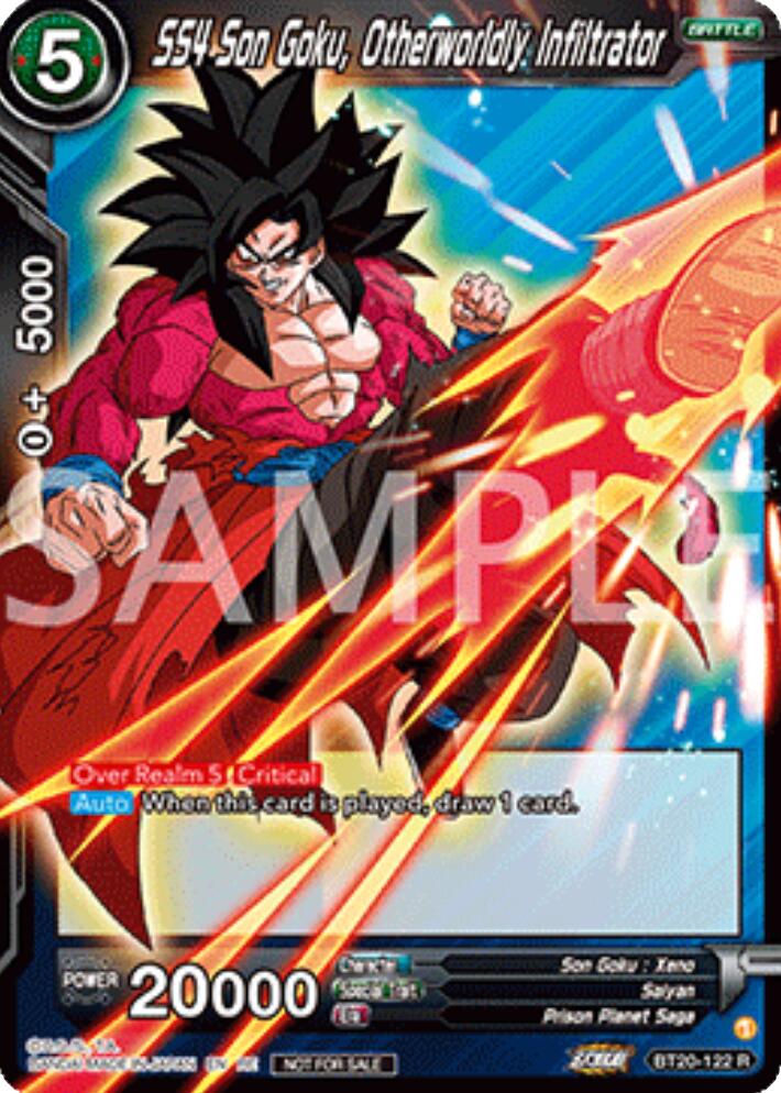 SS4 Son Goku, Otherworldly Infiltrator (Deluxe Pack 2025 Vol.2) (BT20-122) [Promotion Cards] | Shuffle n Cut Hobbies & Games