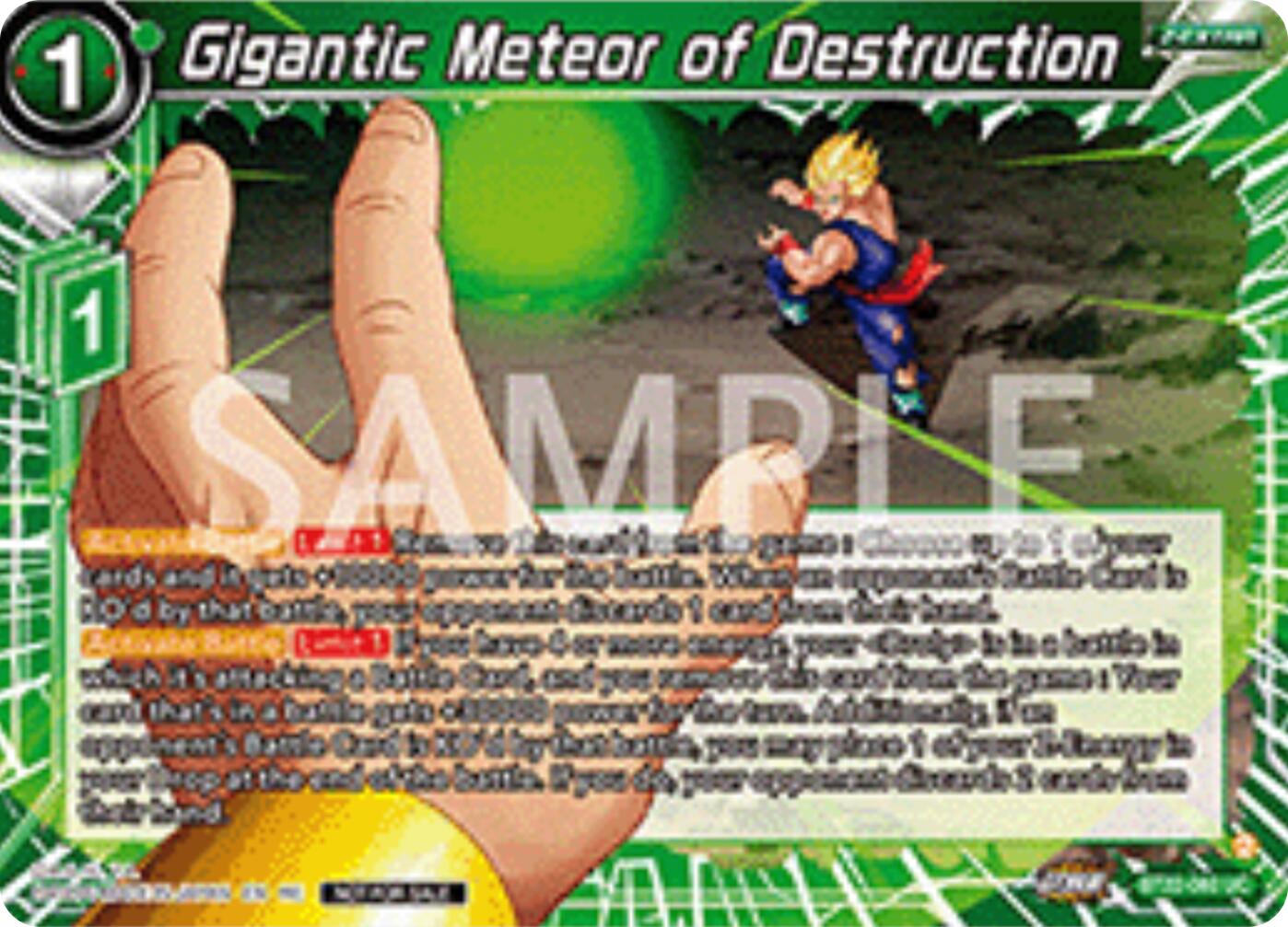 Gigantic Meteor of Destruction (Deluxe Pack 2025 Vol.2) (BT22-060) [Promotion Cards] | Shuffle n Cut Hobbies & Games