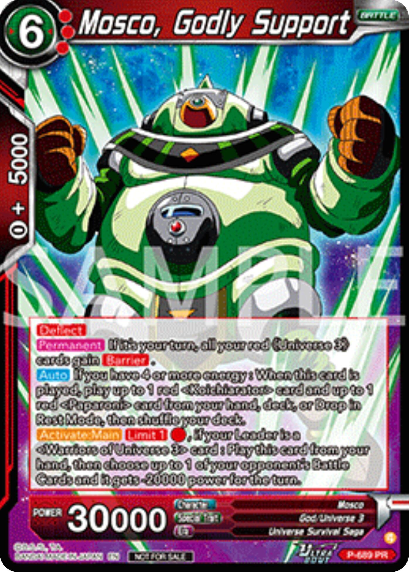 Mosco, Godly Support (Deluxe Pack 2025 Vol.2) (P-689) [Promotion Cards] | Shuffle n Cut Hobbies & Games