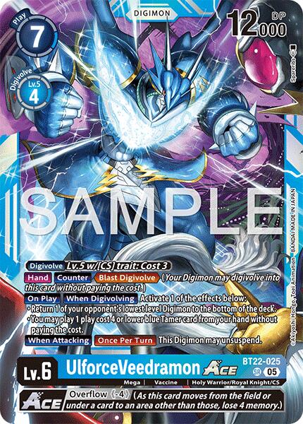 UlforceVeedramon ACE [BT22-025] [Cyber Eden] | Shuffle n Cut Hobbies & Games