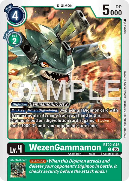 WezenGammamon [BT22-045] [Cyber Eden] | Shuffle n Cut Hobbies & Games