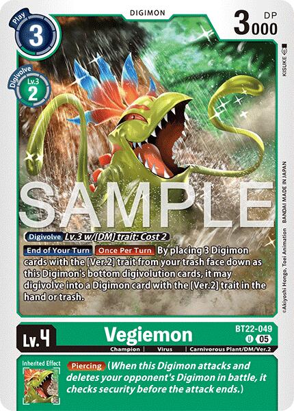 Vegiemon [BT22-049] [Cyber Eden] | Shuffle n Cut Hobbies & Games