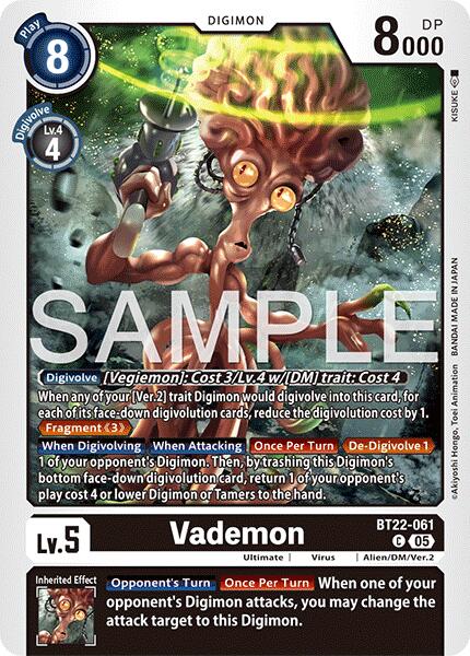 Vademon [BT22-061] [Cyber Eden] | Shuffle n Cut Hobbies & Games