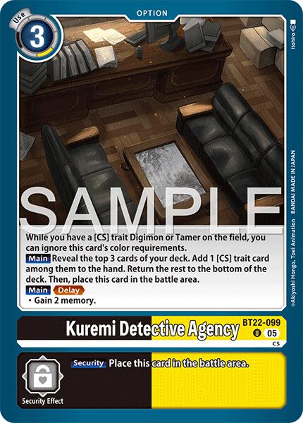 Kuremi Detective Agency [BT22-099] [Cyber Eden] | Shuffle n Cut Hobbies & Games