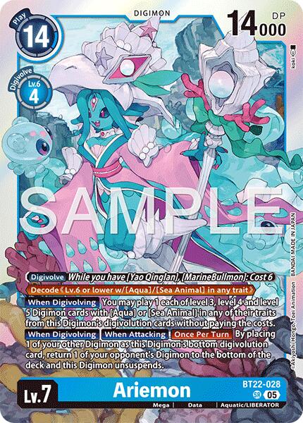 Ariemon [BT22-028] [Cyber Eden] | Shuffle n Cut Hobbies & Games