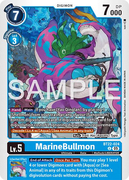 MarineBullmon [BT22-024] [Cyber Eden] | Shuffle n Cut Hobbies & Games